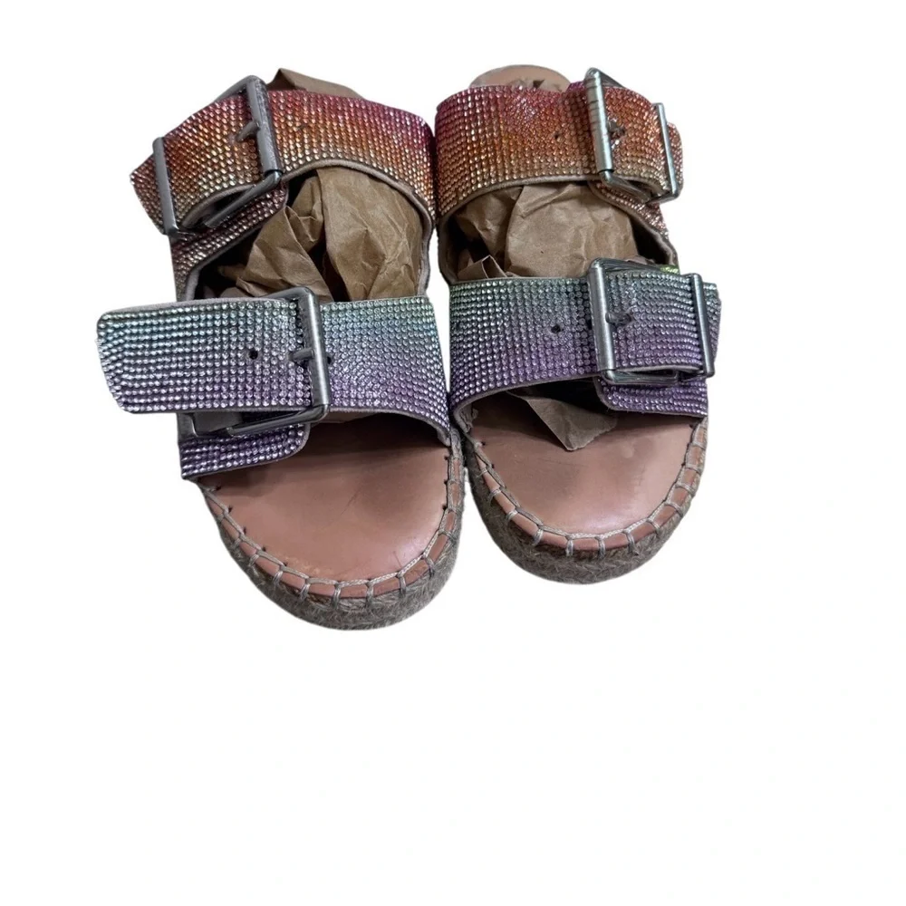 Gianni Bini Multicolor Buckle Sandals